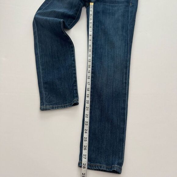 J. Crew Mid Wash Blue Low Rise Toothpick Stretch Ankle Denim Jeans Size 26 - Picture 13 of 14